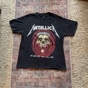 Black Metallica Graphic T-Shirt